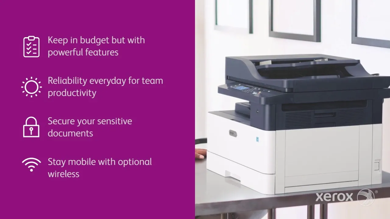 Xerox B1022/B1025 Monochrome Multifunction Printer