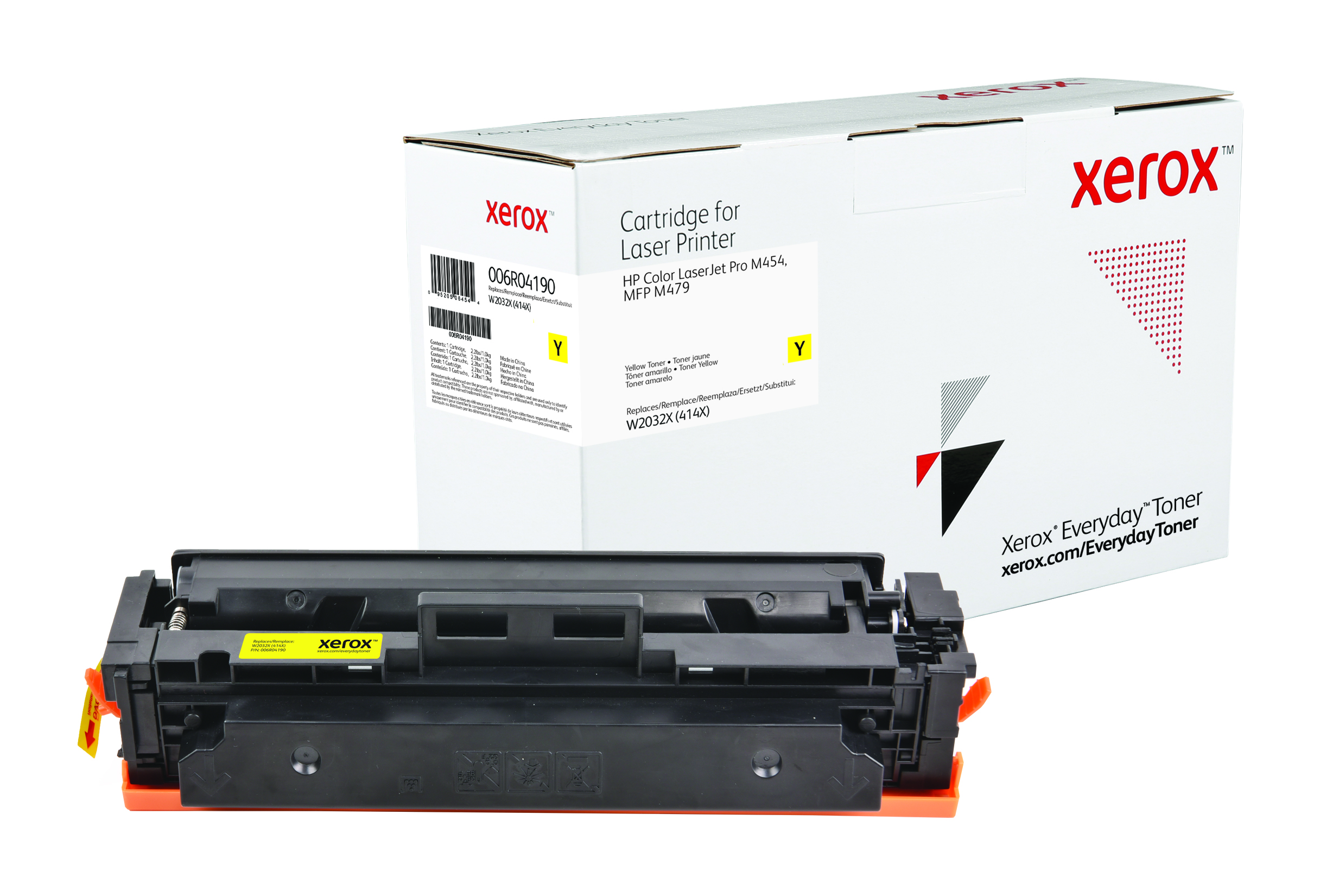 Everyday Yellow compatible with HP (W2032X), High Yield 006R04190 by Xerox