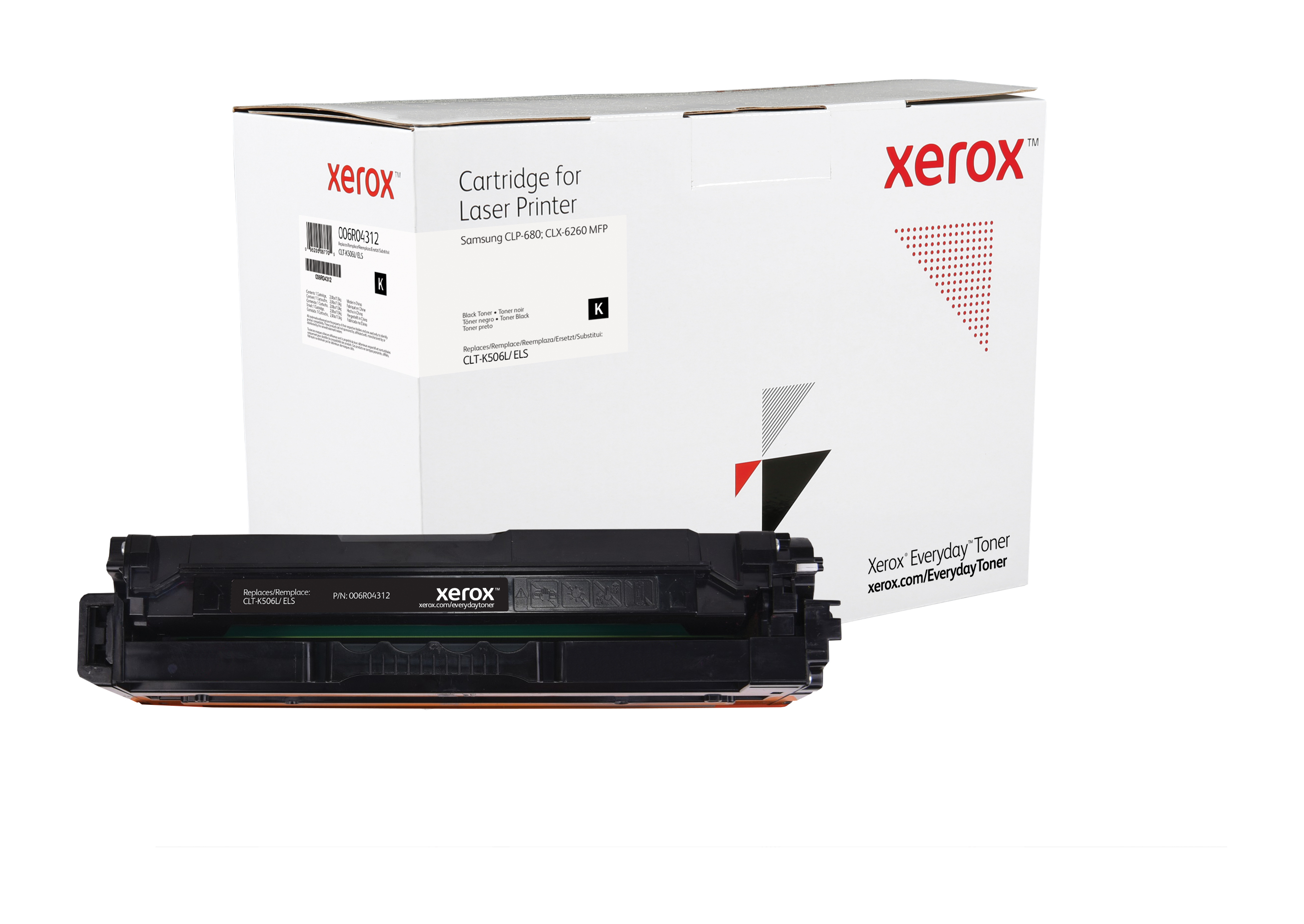 mørkere hende Kommuner Everyday Black Toner compatible with Samsung CLT-K506L, High Yield  006R04312 by Xerox
