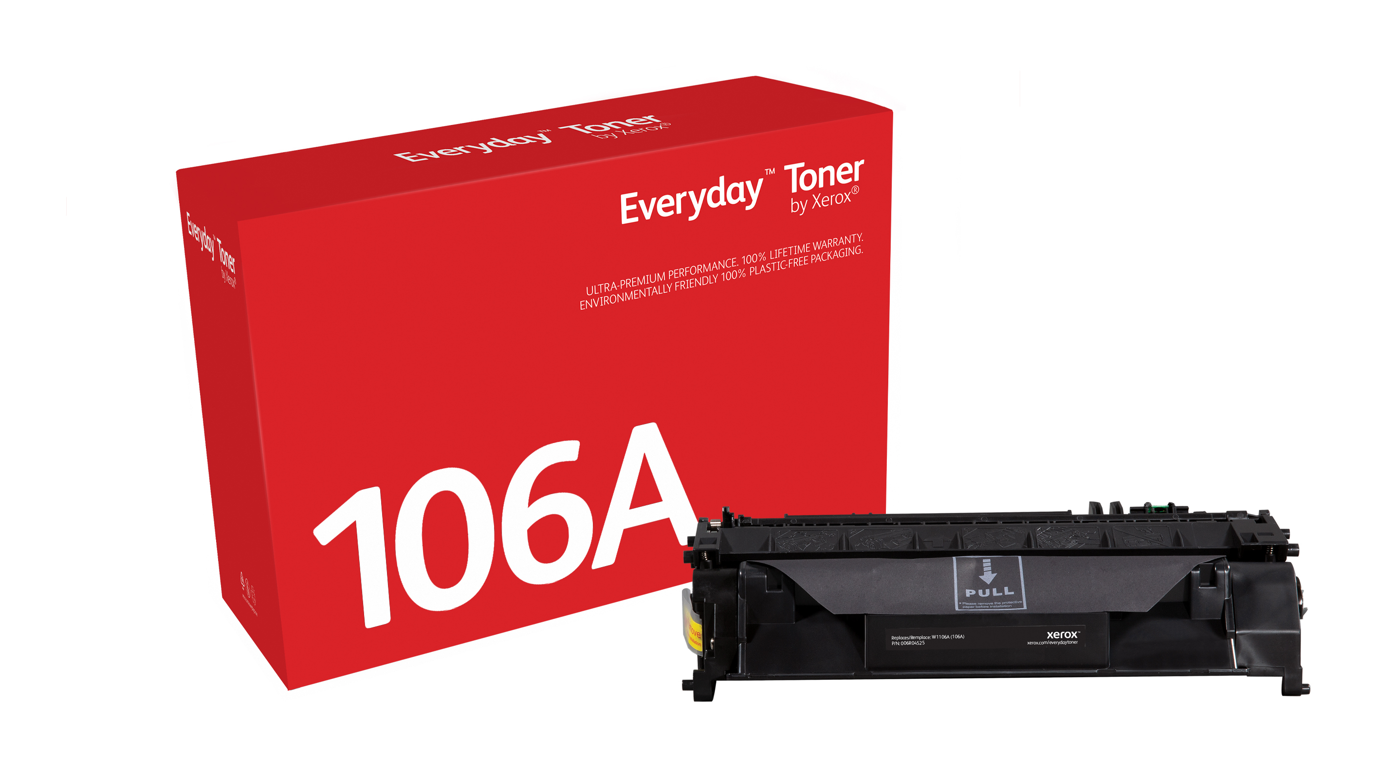 Everyday Black Toner with 106A (W1106A), Standard Yield 006R04525 by Xerox