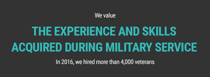 Named Military Friendly Employer by Victory Media and G.I. Jobs Magazine
